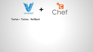 + 
Testes + Testes - RollBack 
 