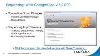 Microsoft App-V 5.1 and Flexera AdminStudio Webinar | PPTX