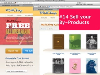 #14 Sell your
By-Products
 