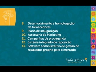 Vida Flores Permanentes - Franquias