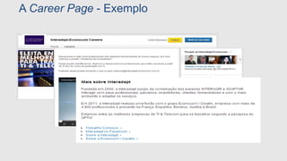 A Career Page - Exemplo 
 