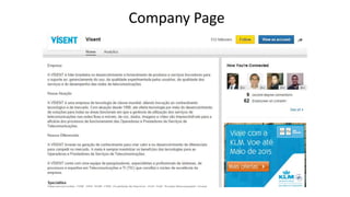 Company Page 
 