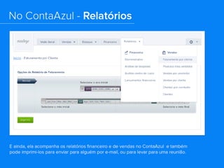 Gerenciando sua empresa com o ContaAzul