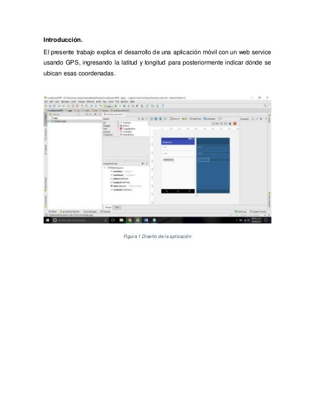 App web service gps latitud y longitud