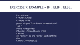 Comprehensive Introduction to Python Turtle Graphics and Programming ...