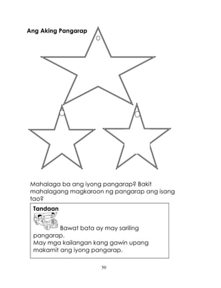 K TO 12 GRADE 1 LEARNING MATERIAL IN ARALING PANLIPUNAN (Q1-Q2) | PDF