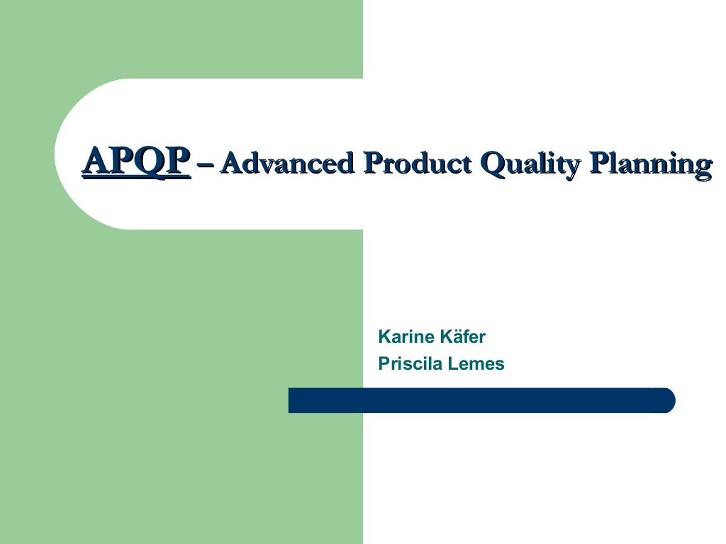 Apqp advanced product quality planning (1)