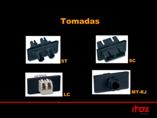 Tomadas



ST        SC




          MT-RJ
LC
 
