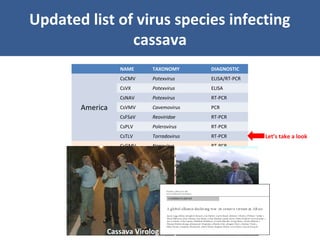 Unraveling Virus Complexes in Plants/ CIAT APR 2015