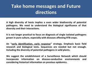 Unraveling Virus Complexes in Plants/ CIAT APR 2015