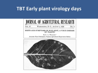 Unraveling Virus Complexes in Plants/ CIAT APR 2015