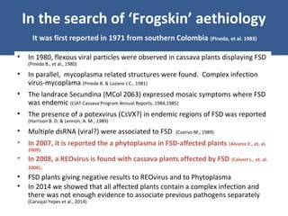 Unraveling Virus Complexes in Plants/ CIAT APR 2015