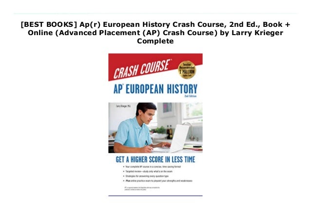 [BEST BOOKS] Ap(r) European History Crash Course, 2nd Ed., Book + On…