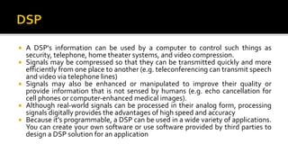 Introduction to DSP - Digital Signal Processing | PDF