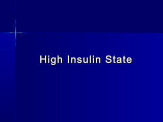 High Insulin StateHigh Insulin State
 
