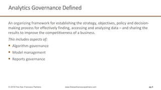 Advanced Analytics Governance - Effective Model Management and ...