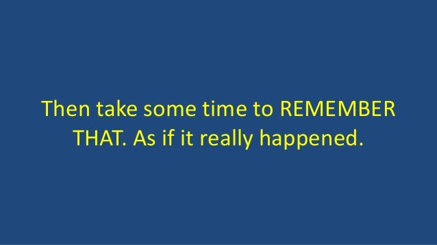 How To Go Back In Time And Change Your Past