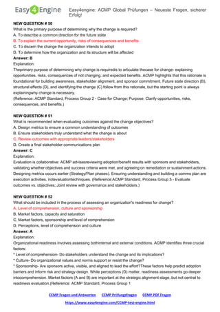 Sample Ccmg Test Example Certified Change Management Professional (CCMP) Exam Q&A and Study ...