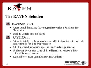 Raven Software Developer Introducing Obsidian Software and RAVEN-GCS for PowerPC | PDF