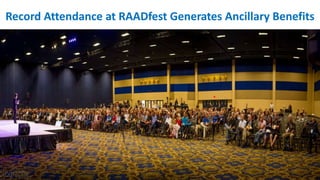 Record Attendance at RAADfest Generates Ancillary Benefits
 