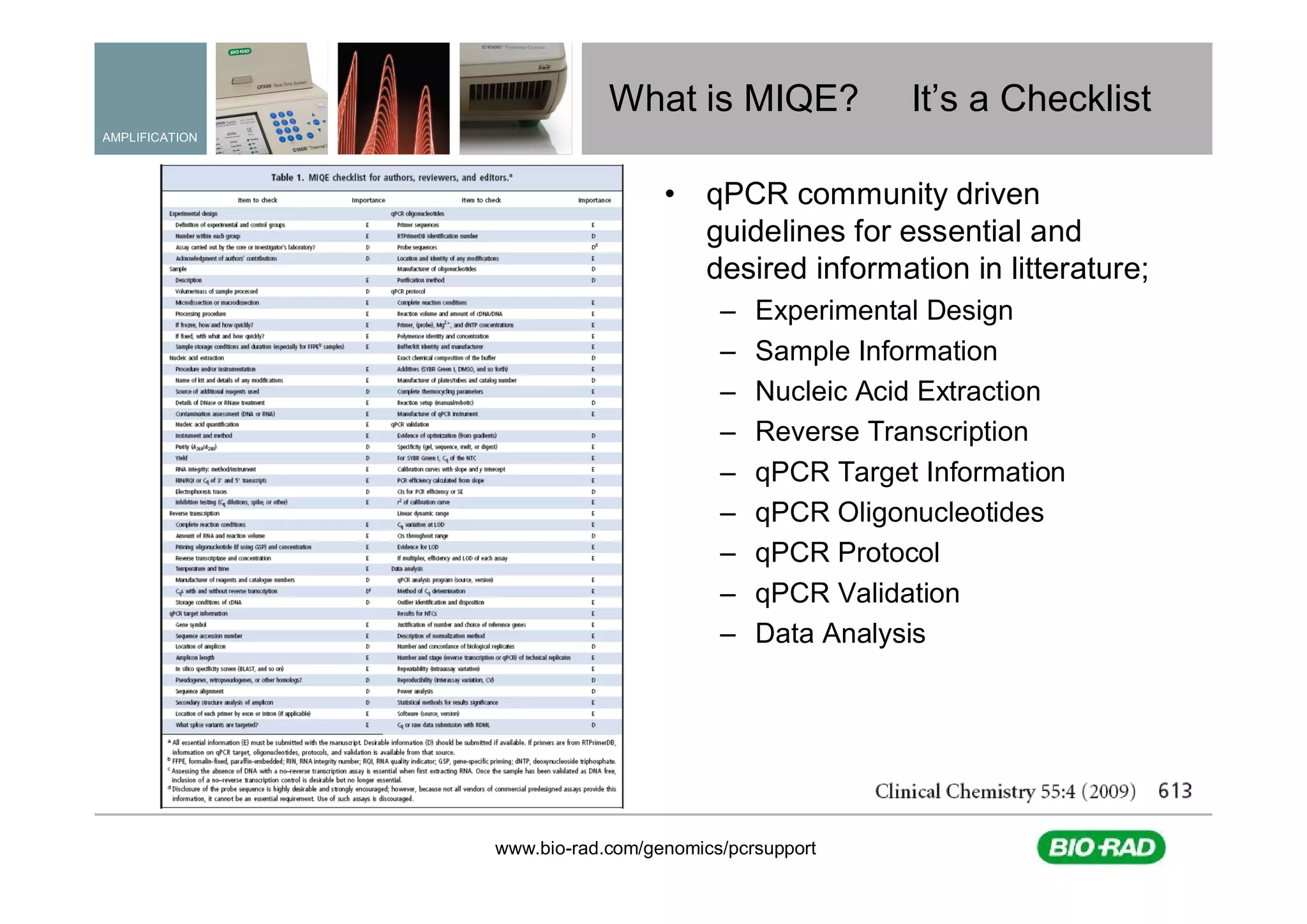 Qpcr Protocol.pdf A practical approach to assay design for qPCR | PDF