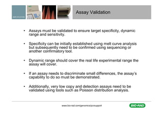 A practical approach to assay design for qPCR | PDF