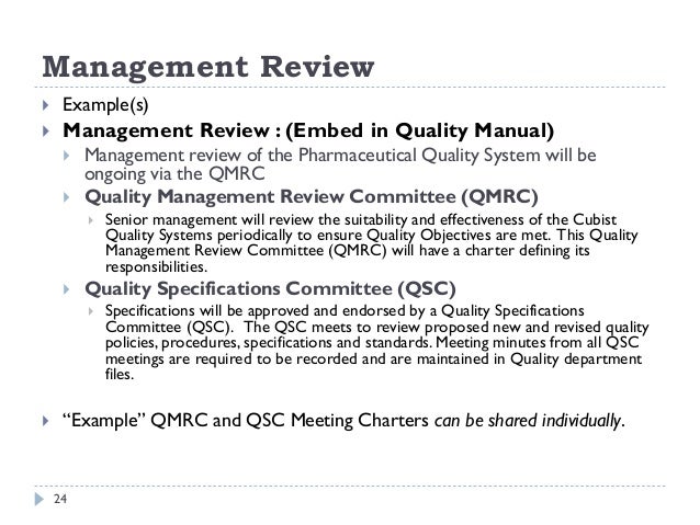 Iso 9001:2015 management review example pdf