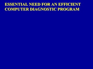 A Practical Computer Program That Diagnoses Diseases In Actual Patients