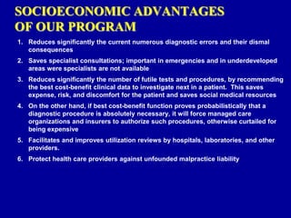A Practical Computer Program That Diagnoses Diseases In Actual Patients