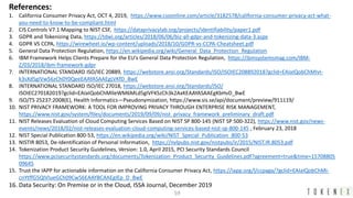 A practical data privacy and security approach to ffiec, gdpr and ccpa ...