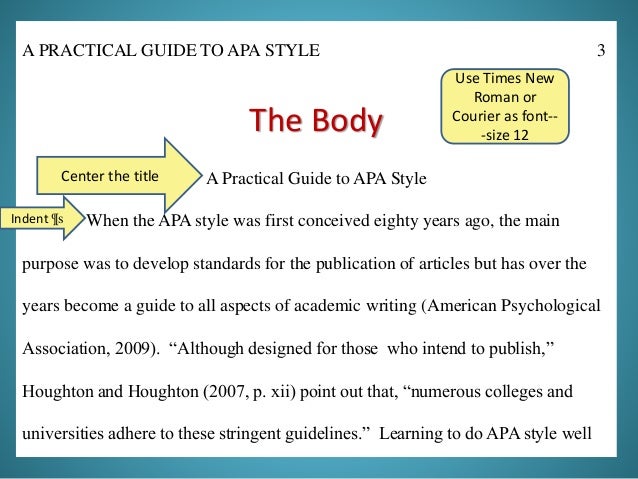 Apa style guide for reports