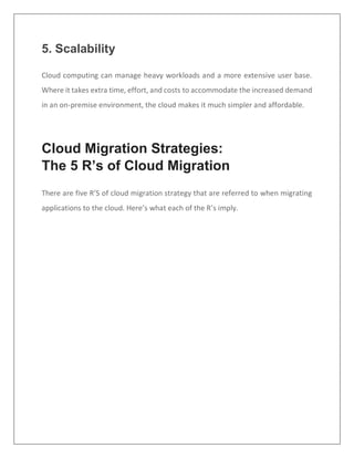 A Practical Guide to Cloud Migration | PDF