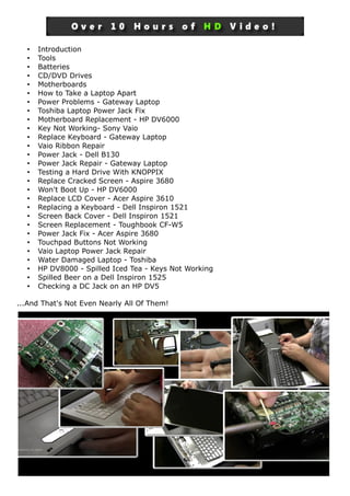 A practical guide to laptop repair e book | PDF