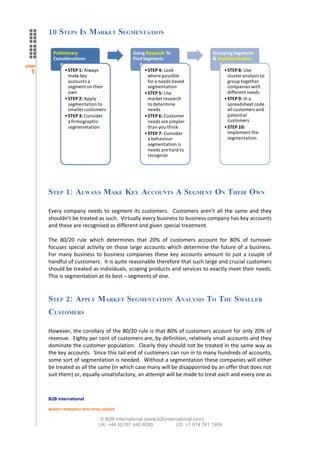 A Practical Guide to Market Segmentation | PDF