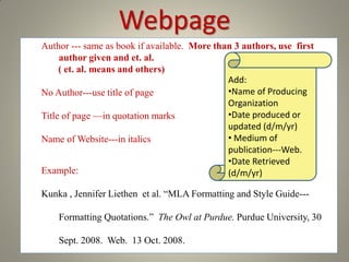 Mla Format Tutorial Website Example Vs Normal A Practical Guide To MLA Style | PDF