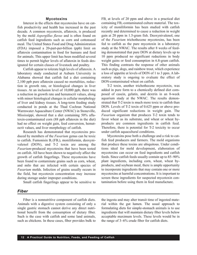 A practical guide to nutrition,feeds and feeding of catfish