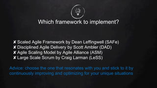 A Practical Guide to Scaling Agile | PDF