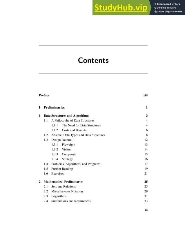 A Practical Introduction To Data Structures And Algorithm Analysis ...