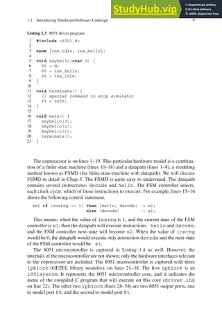 A Practical Introduction To Hardware Software Codesign | PDF