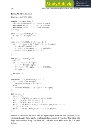 A Practical Introduction To Hardware Software Codesign | PDF