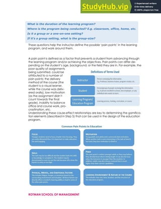 Rotman Possible Questions A Practitioner S Guide To Gamification Of Education | PDF