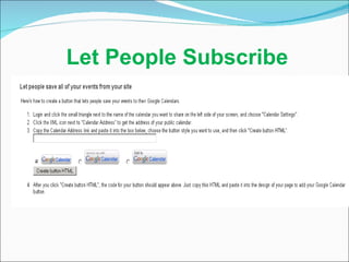 Let People Subscribe Let People Subscribe 