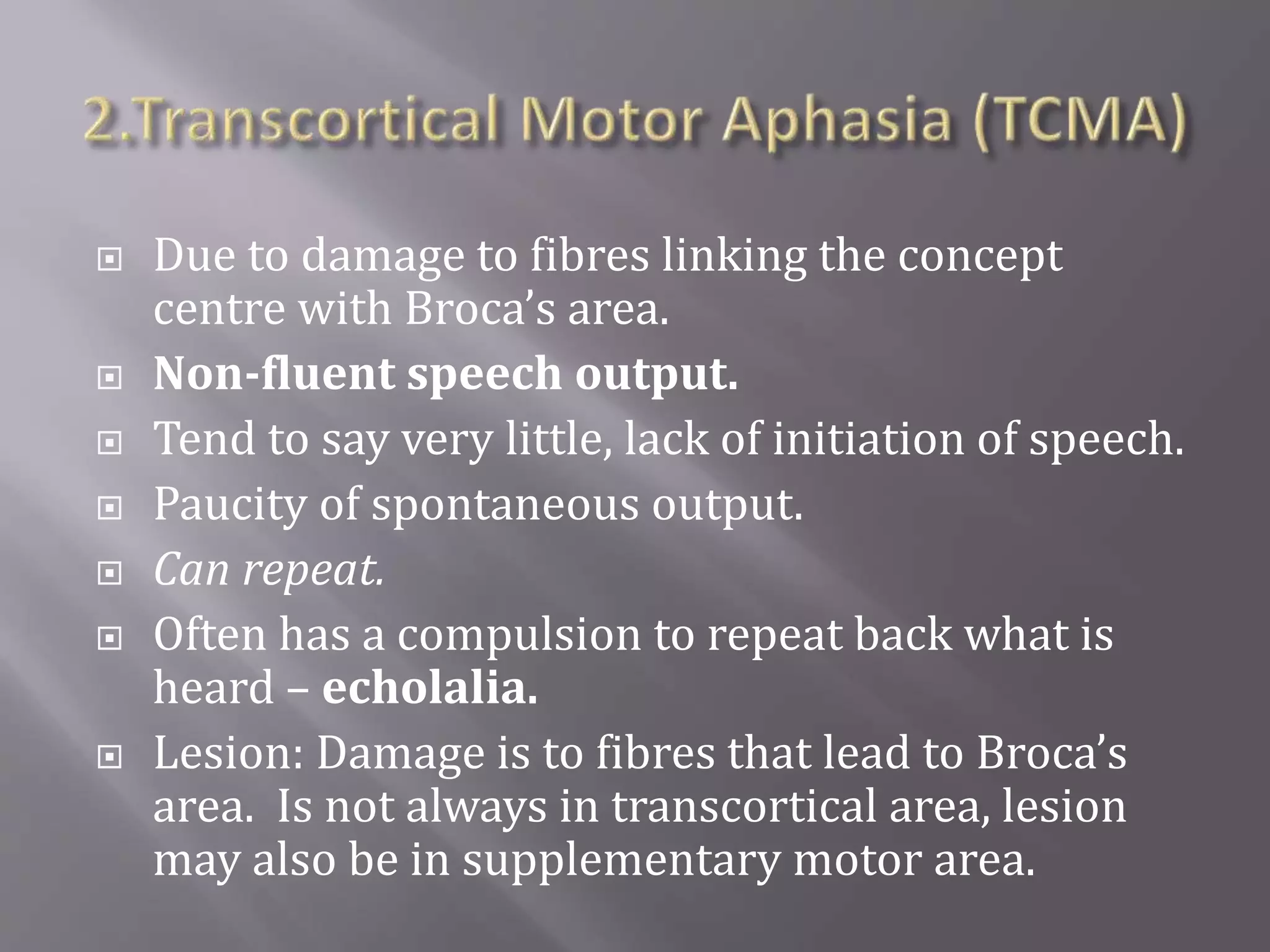 Apraxia, aphasia assessment and their management | PPTX