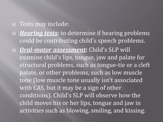 Apraxia, aphasia assessment and their management | PPTX
