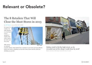 Page 22
Relevant or Obsolete?
 