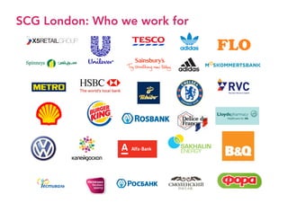 Page 6
Include
Our Include
Our Include
nclude Brand Consultancy
SCG London: Who we work for
SCG London Page 22
After
Before
Financial – Moskommertsbank
 