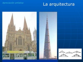 La arquitectura Apreciación artística 