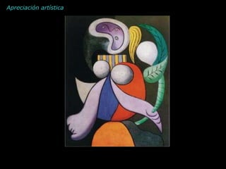 Apreciación artística Pablo Picasso, Mujer con una flor (1912) 