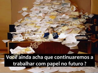 What is Google+?




Você ainda acha que continuaremos a
  trabalhar com papel no futuro ?
 