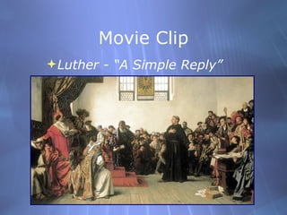 Movie Clip <ul><li>Luther - “A Simple Reply” </li></ul>